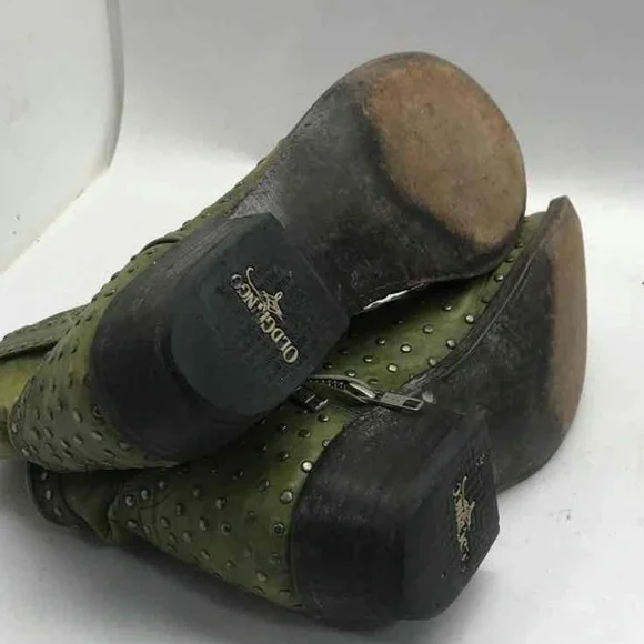 Green Old Gringo Women's Studded Boots Size 8 - Picture 3 of 6